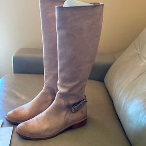 Frye Shirley Shield Tall in Fawn Color Size 8